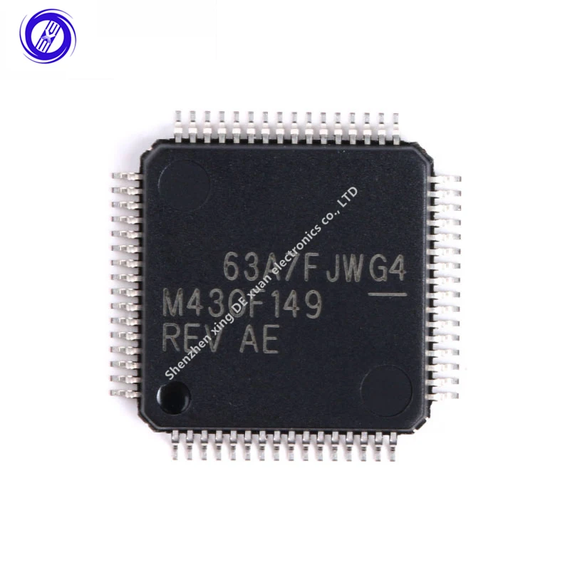 Original genuine, patch MSP430F149IPMRG4 QFP-64 flash microcontroller, microcontroller