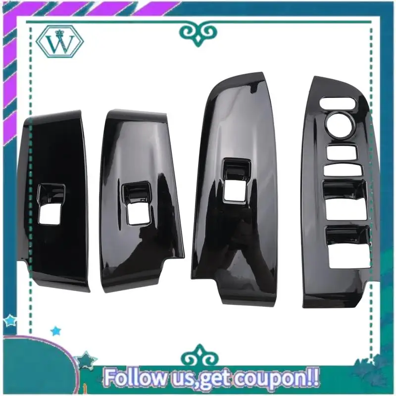 

AA92-Car Window Glass Lift Button Switch Cover Trim Door Armrest Panel For Honda HRV HR-V Vezel 2021 2022 LHD