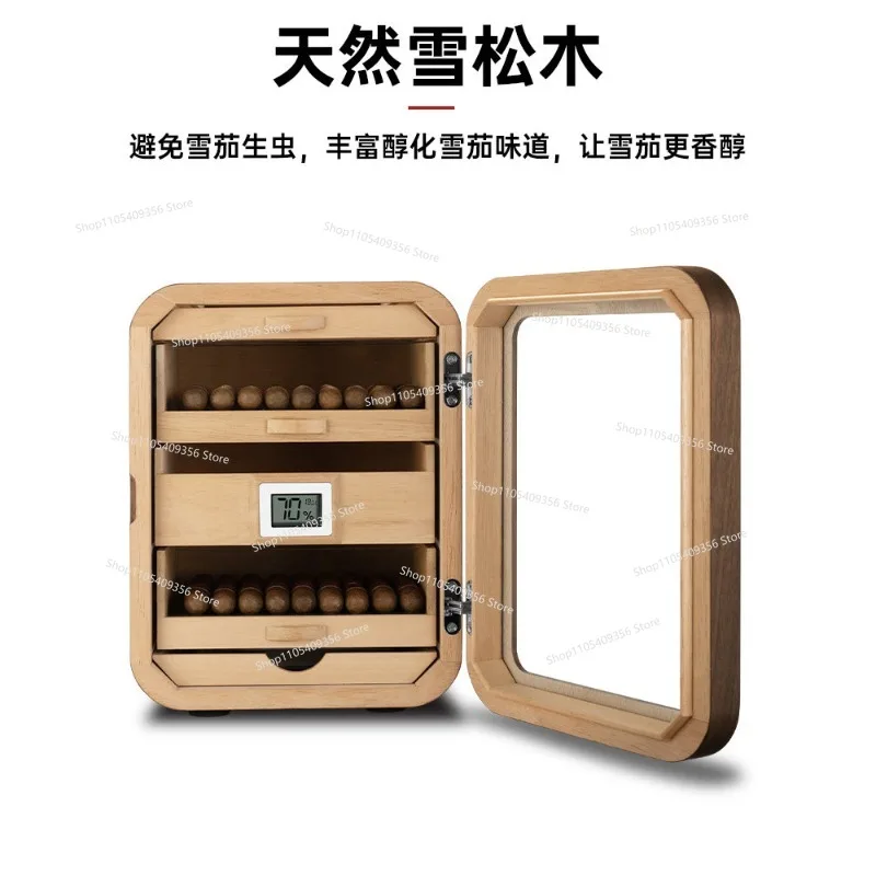For Humidor Cigar Moisturizer Wood Cigar Moisturizer Fashion Curved Light Luxury Cigarette Case