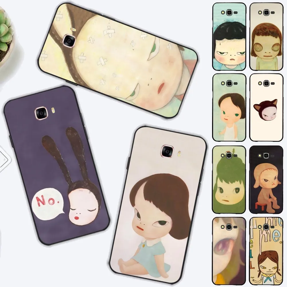 Y-Yoshitomo N-Nara Art Phone Case For Samsung J 7 plus 7core J7 neo J6 plus prime J6 J4 J5 Mobile Cover