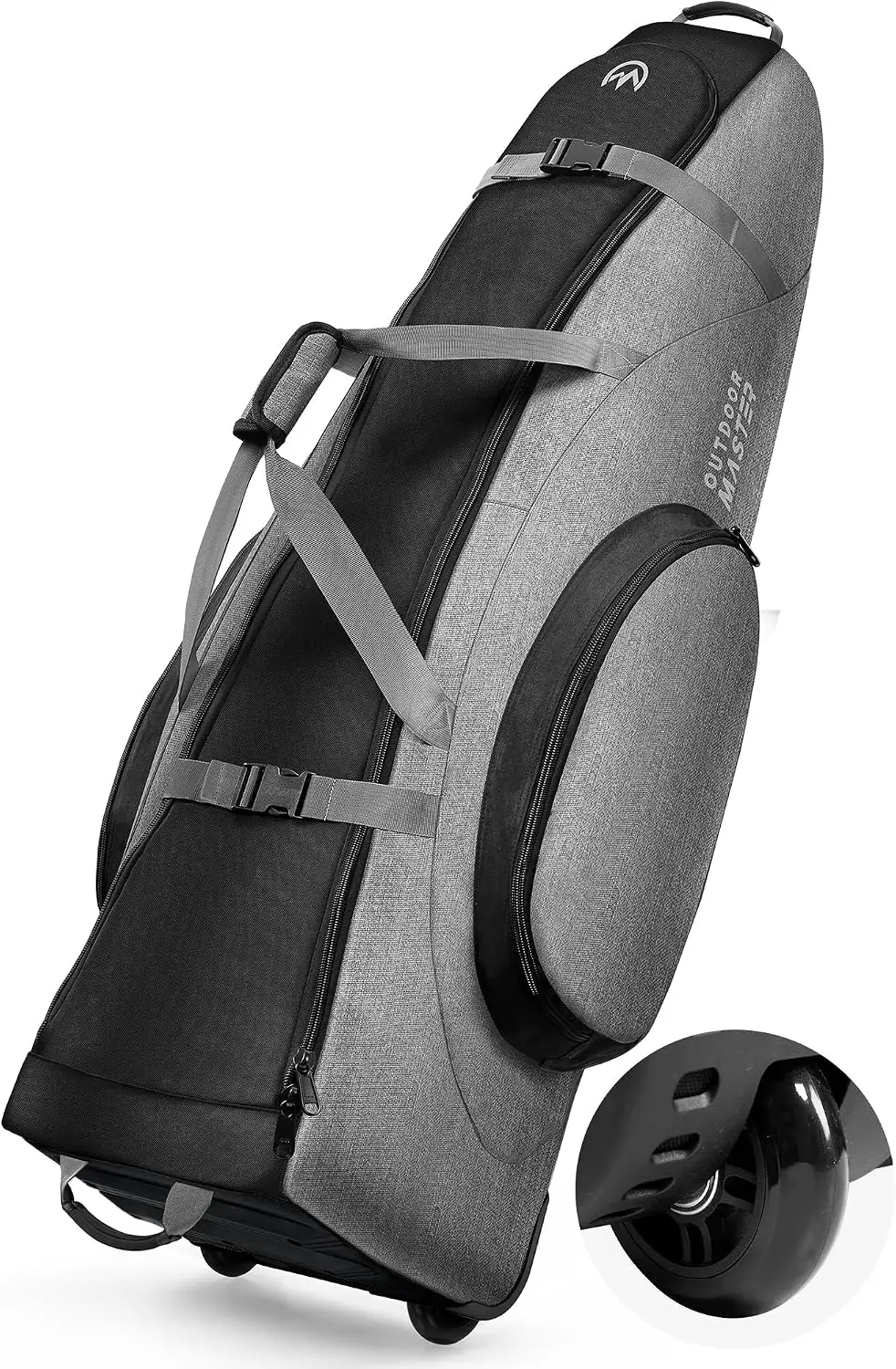 Golf Travel Bag with Reinforced Wheels, Padded Design