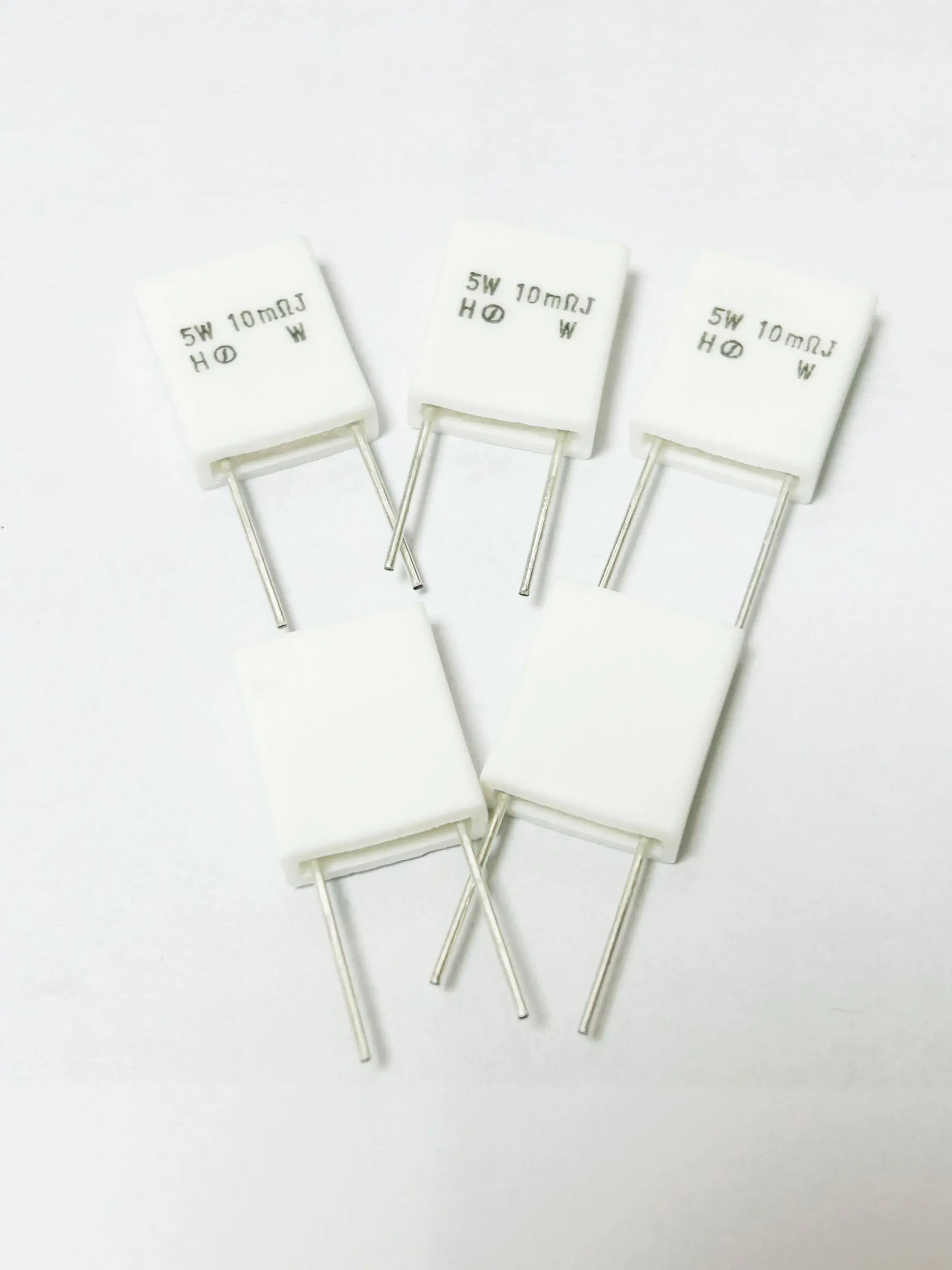 10PCS Cement resistor 5W  7mr 10mr 20mr 20mΩJ  5W10mΩJ  7mΩJ  Non-inductive resistor