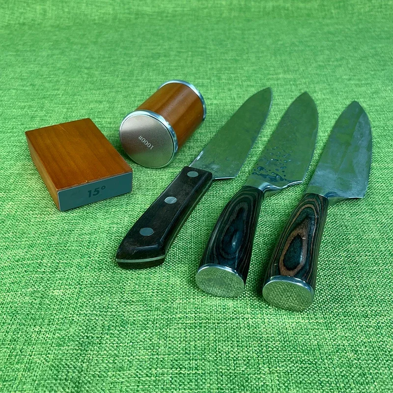 Rollen Sie das Rollmesserschärfer-Set mit 15/20 auf °   Winkel Magnetische Rollenschärfer Küche Schärfen Zubehör
