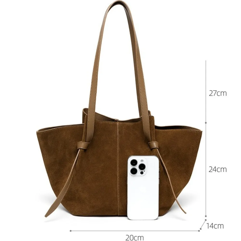 Retro Leather Women's Handbag, Hand-held Shoulder Bag