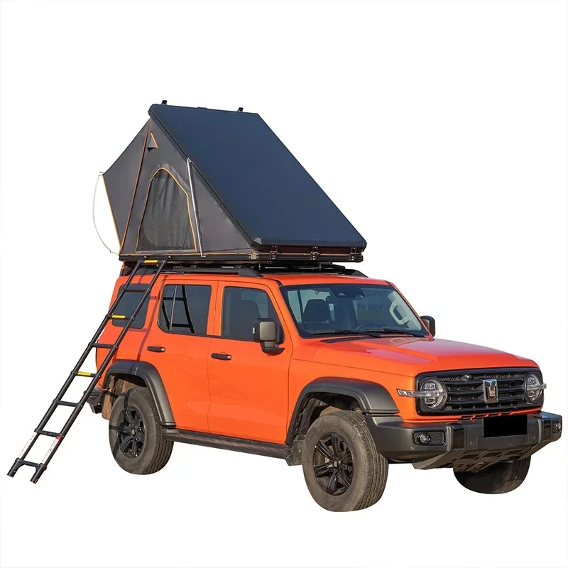 High-Quality Premium Lightweight Portable Aluminum Shell Car Rooftop Tent, Suitable for All Seasons and Easy to Install for Camp