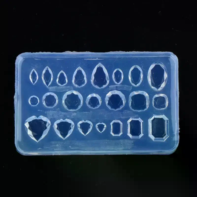 Nail Art Silicone Mold Multiple Styles Gemstone DIY Tool Jewelry Making Resin Silicone Mould Casting Mold