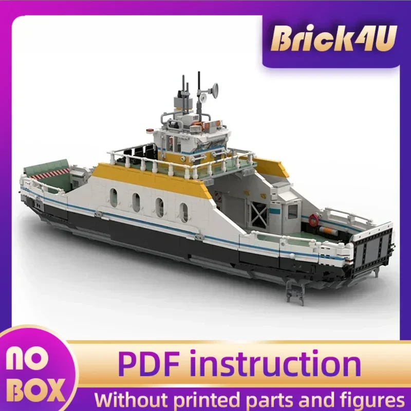 

Модель городского корабля Moc, строительные кирпичи, автомобиль среднего размера, технология продувочной лодки, модульные блоки, подарки, рождественские игрушки, наборы «сделай сам», сборка