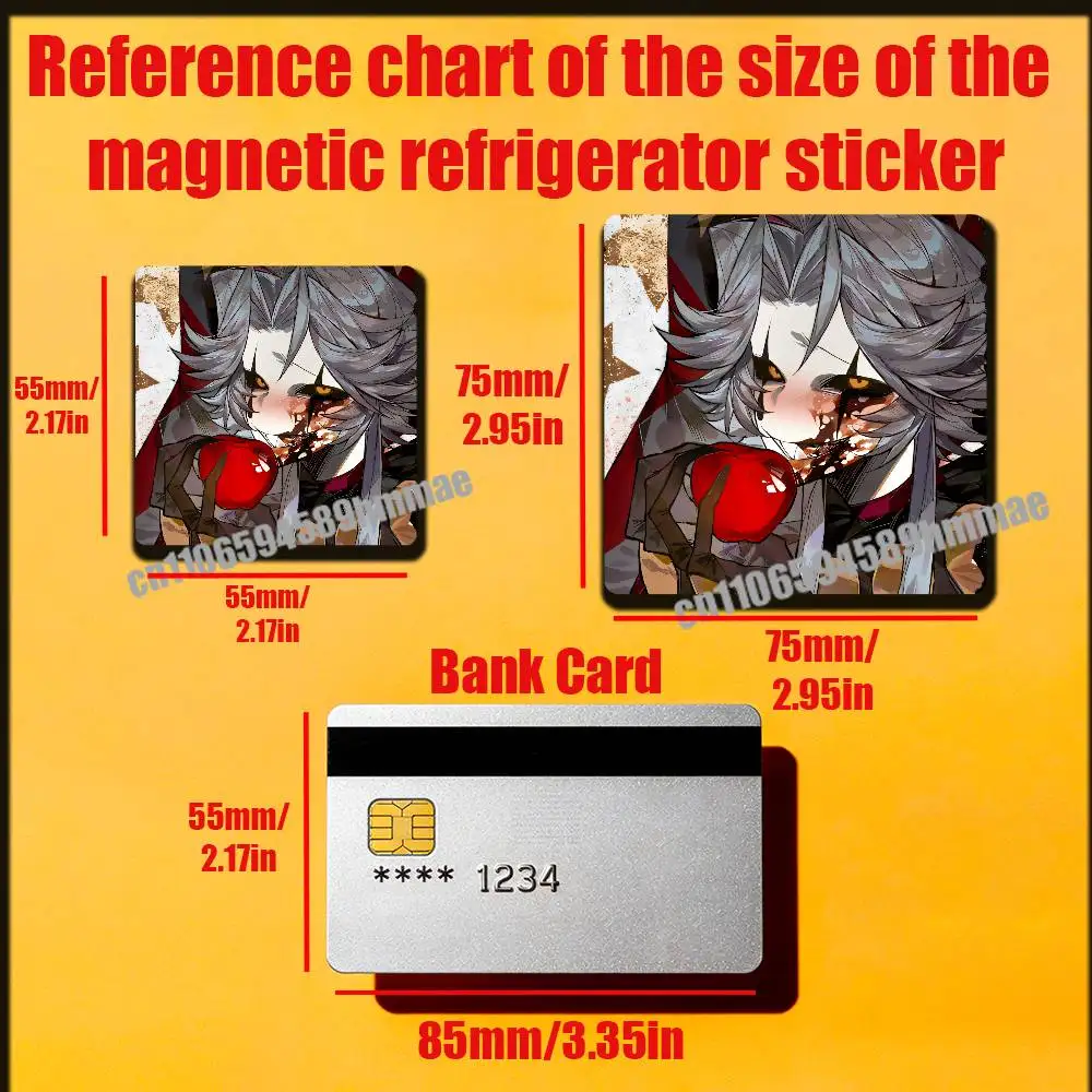 For The Freak Circus Pierrot Harlequin Fridge Freezer Refrigerator Magnets Kitchen Metal Cabinet Magnetic Card Case