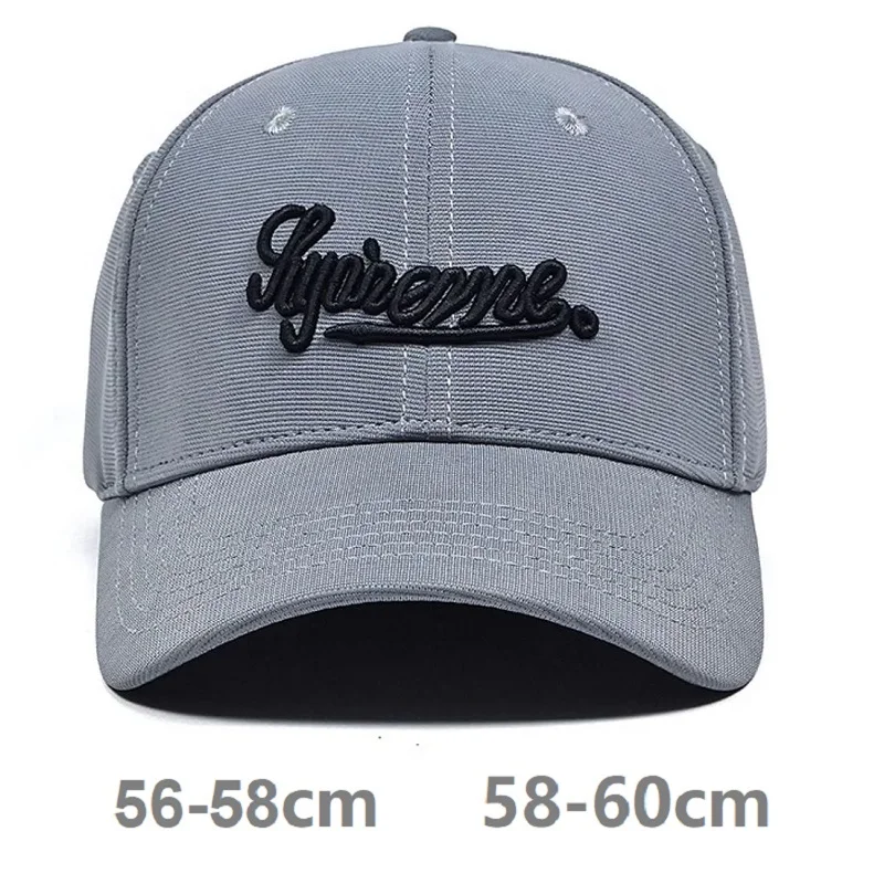 Back Closed Baseball Caps for Men and Women, Big Head and Small Head Hat, High Quality Headwear