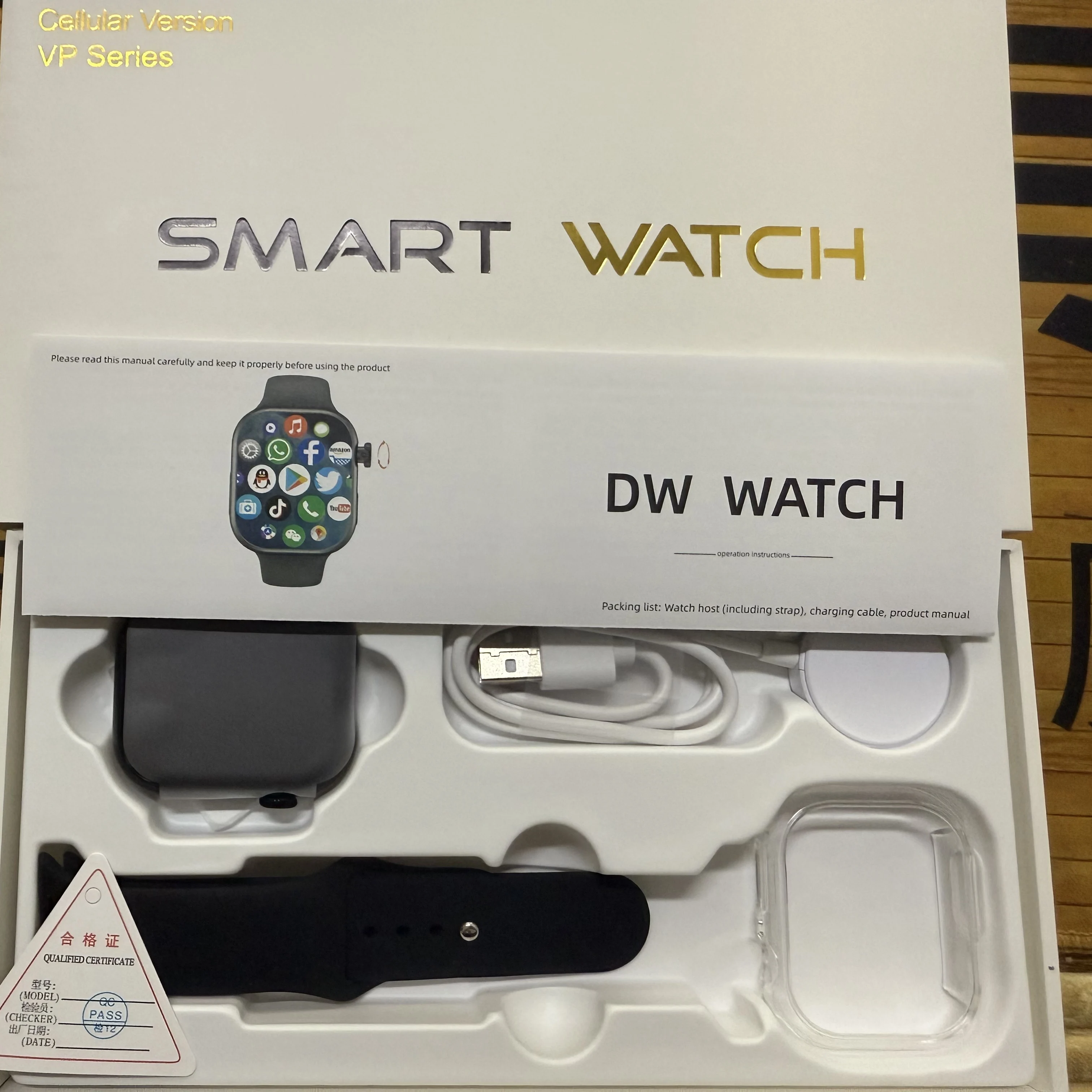 

32+512GB S11 MAX 5G LTE Smartwatch Touch ID WIFI GPS NFC Smart Watch Men Women With 180° Roatting Camera 4G/5G Sim Card Slot