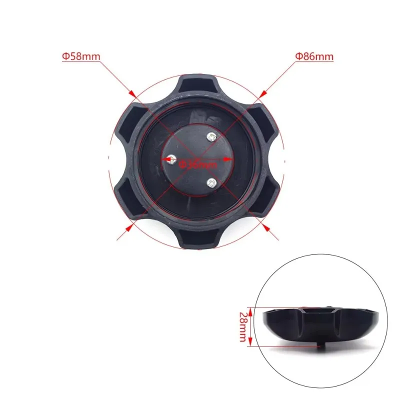 A21F-Motorcycle Fuel Cap Fuel Tank Cover 5NY-24610-10-00 For YAMAHA YZ85 YZ125 YZ250 YZ250F YZ450F WF250F WR450F 2002-2026