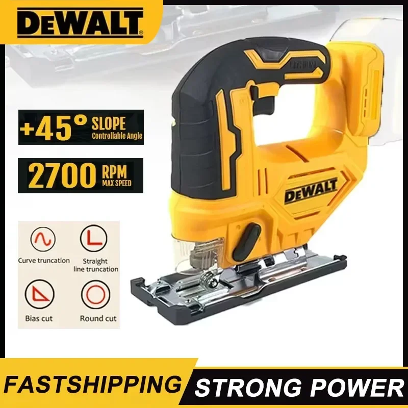 Dewalt 2700 RPM Borstelloze Curve Saw 20 V Draadloze Elektrische Decoupeerzaag Draagbare Multifunctionele Verstelbare Houtbewerking Power Tool