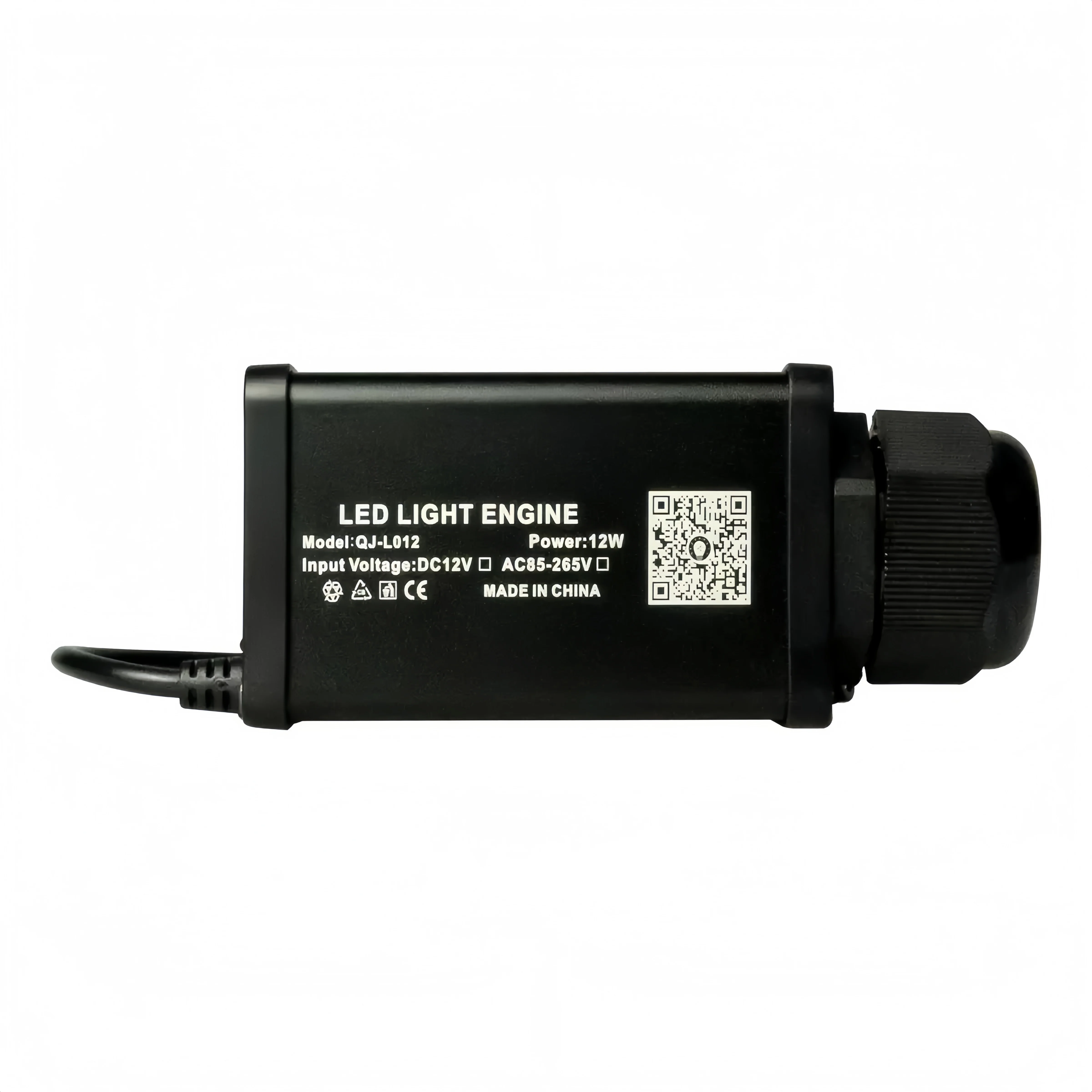 mini 12W Twinkle&Sound Activated Fiber Optic Light Source RGBW Light Box Engine Diver APP/Remote Control Music Sensor Car DIY