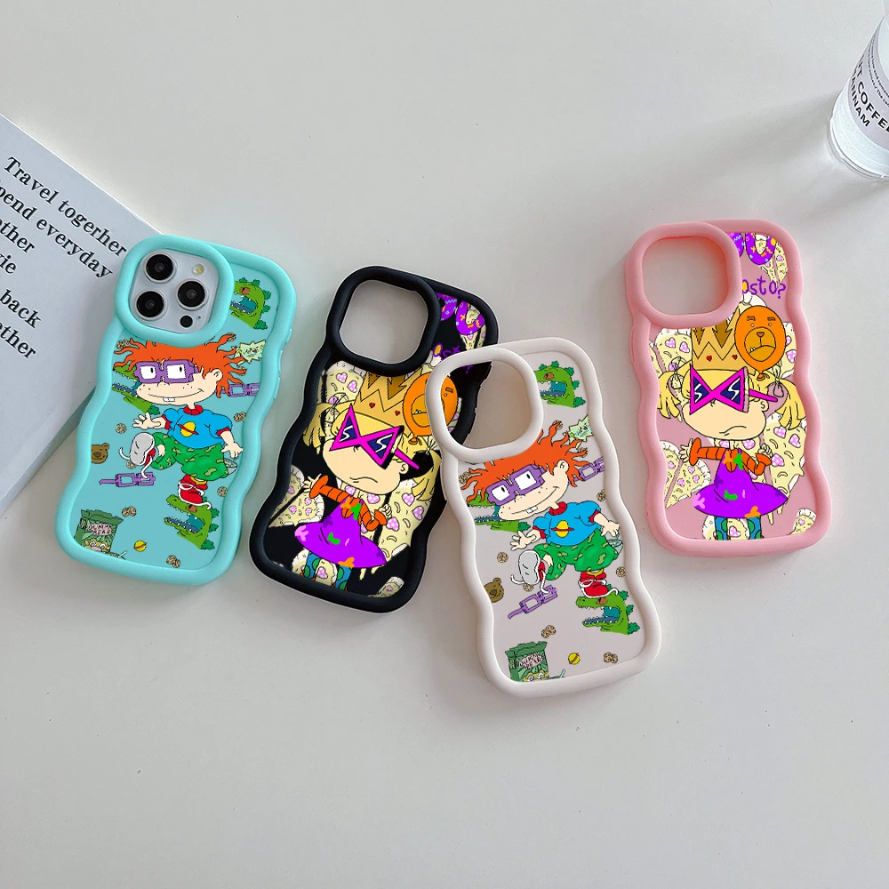 Cartoon Phone Case for OPPO A7 A9 A15 A16K A17 A31 A38 A53 A54 A55 A57 A58 A74 A76 A79 A92 A98 4G 5G Cover Funny R-Rugrats