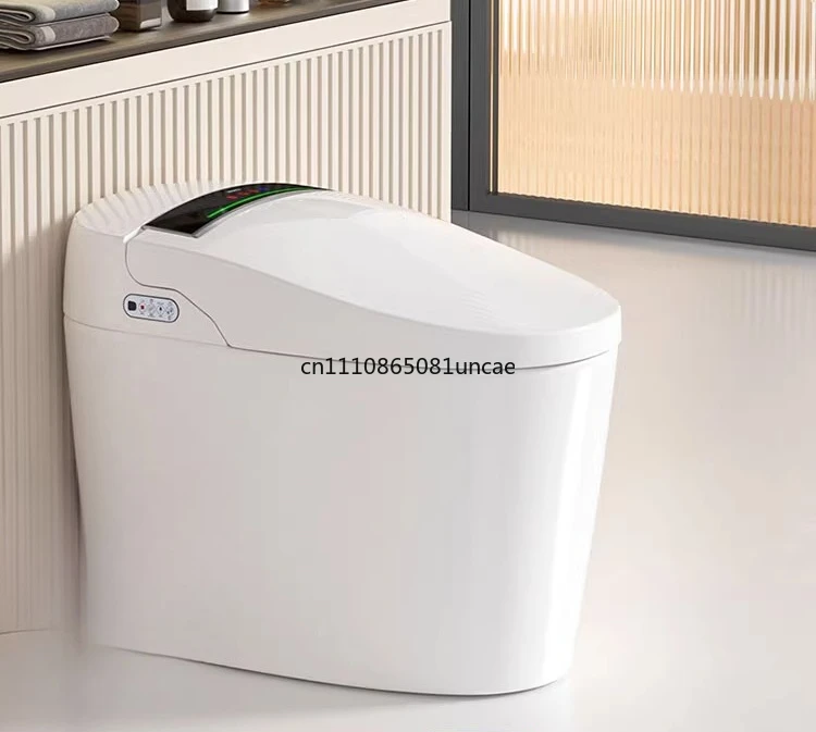 Bathroom 3018A semi-automatic light smart toilet household integrated small apartment electric toilet