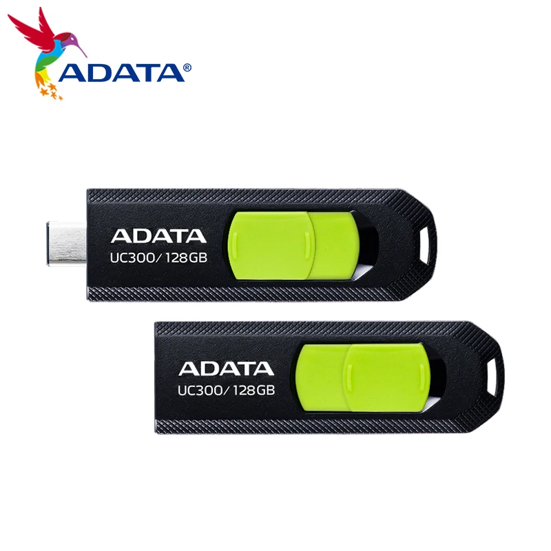 Original ADATA USB 3.2 Type-C Flash Drive UC300 64GB 128GB 256GB Pendrive High Quality Memory Stick U Disk for iPhone 15 16