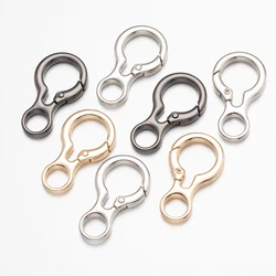 5pcs Gourd Keychain Spring Ring Keyring For DIY Key Buckle Car Pendants Jewelry Making Supplies Craft Carabiner Charms Materials