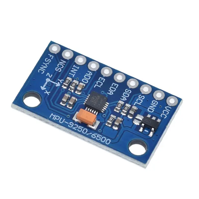 2PCS GY-9250 MPU 9250 MPU-9250 9-Axis SPI/IIC Attitude +Gyro+Accelerator+Magnetometer Sensor Module MPU9250-AEF7