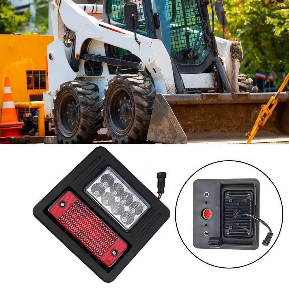 For Bobcat 553 751 753 763 773 863 864 873 T770 T870 Skid Steer Loader 6670284 LED Tail Light Lamp Rear Black Plastic