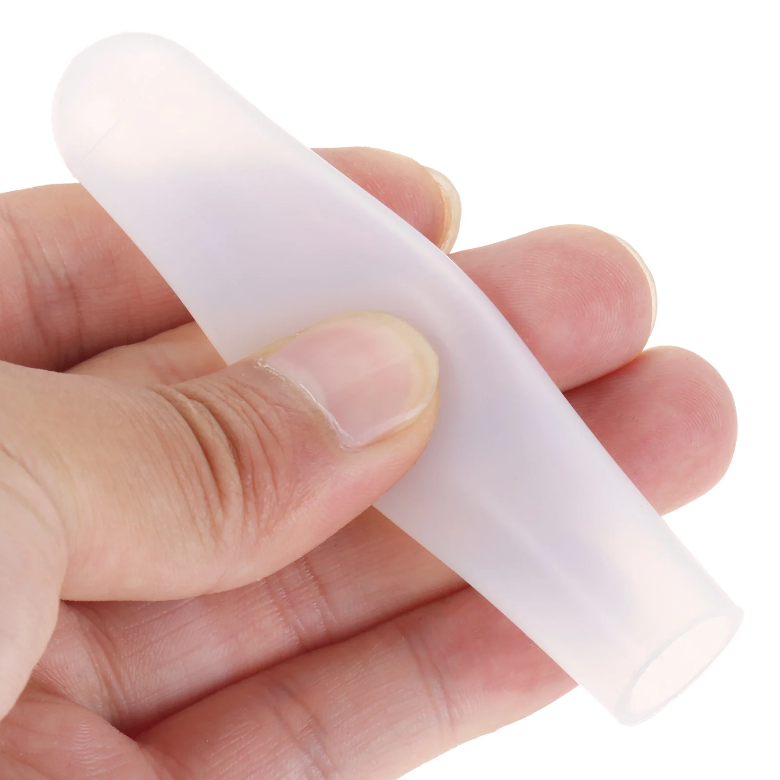 1pc Golf Adapter Sleeve Cover Protector Silicone Transparent 8.5cm Length Golfer Practice Training Accessories