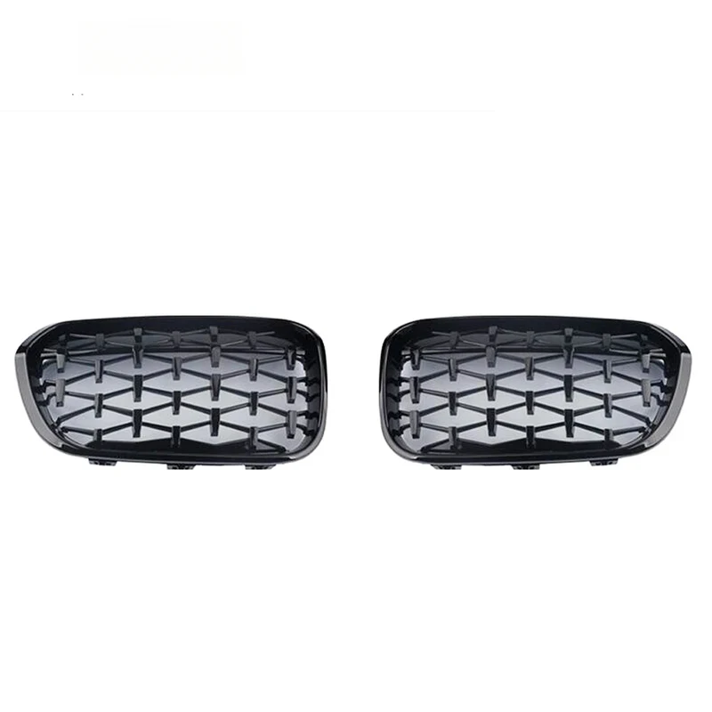 style fashion Front Grill  F20 F21 2015-2019 118i 120i 125i m140i Gloss Black Silver Grills