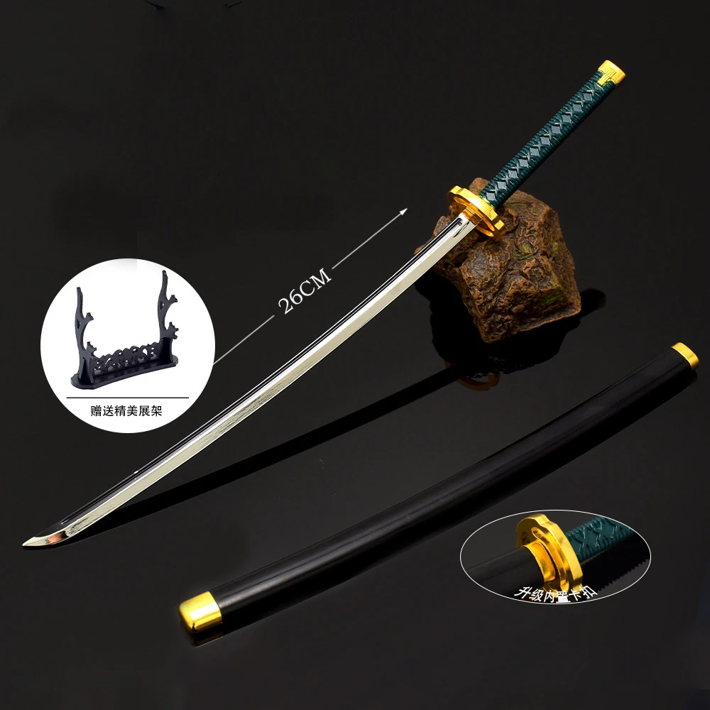 26 cm plus récent Nagakiba arme Katana Eldenn chasseur des doigts sanglants Yura anneau ER jeu rivières de sang réplique entièrement en métal cadeau jouet