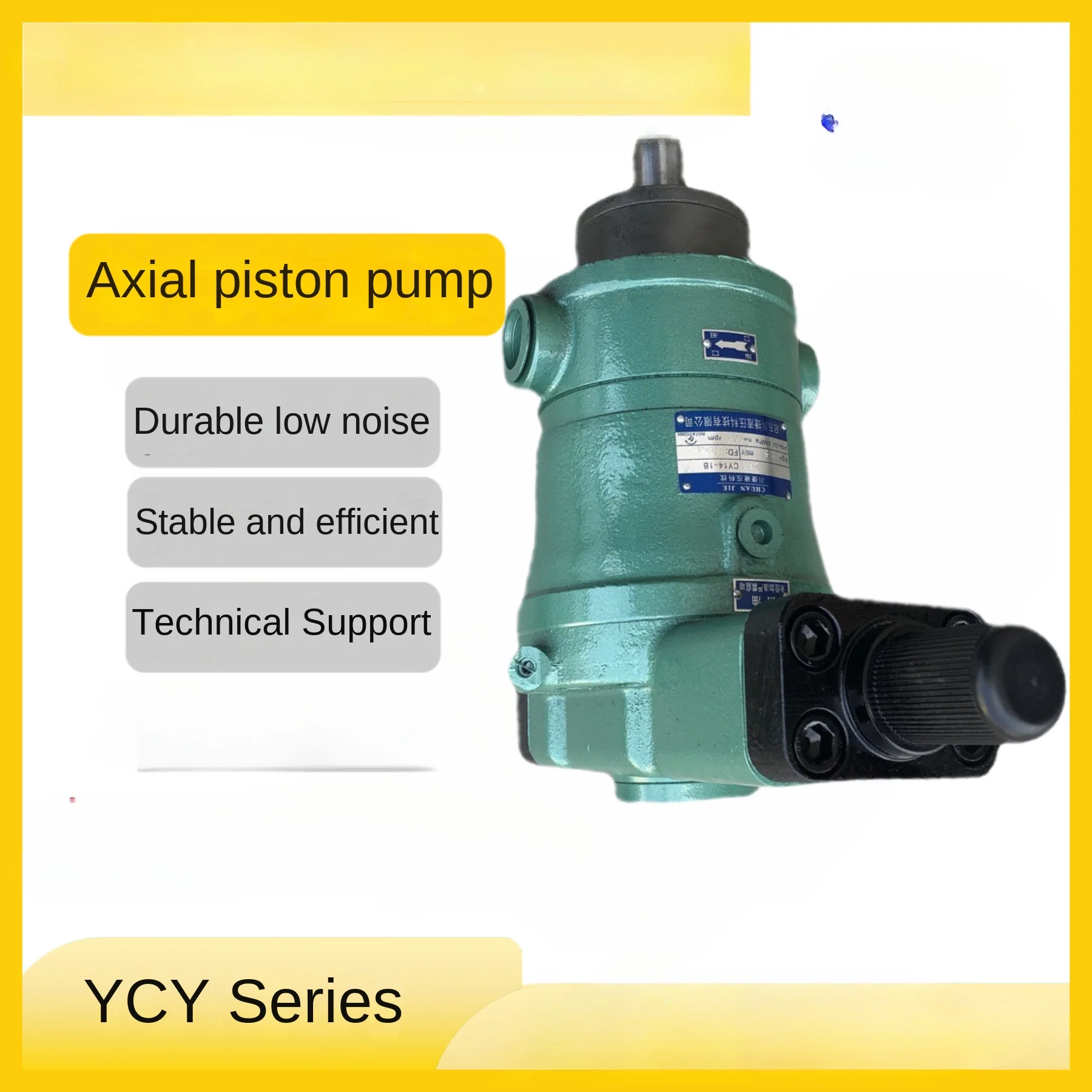 

YCY14-1B pressure compensated piston pump, axial piston pump