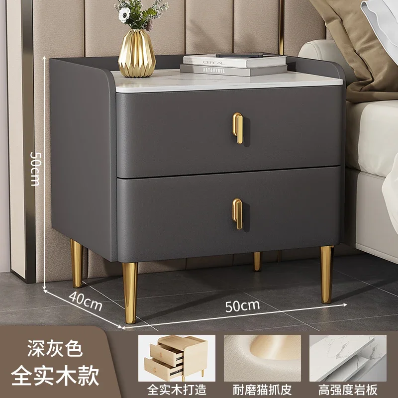 طاولات بجانب السرير من الخشب الصلب الاسكندنافي، تخزين بسيط، منضدة فاخرة لغرفة النوم، حوامل ليلية لأثاث غرفة النوم Mesa De Noche FYNT