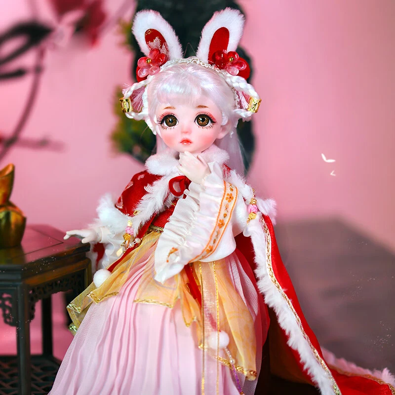 

30cm doll DREAM FAIRY New Year theme 1/6 BJD girl name Hanby & Funby mechanical joints body with makeup hair eyes clothes shoes