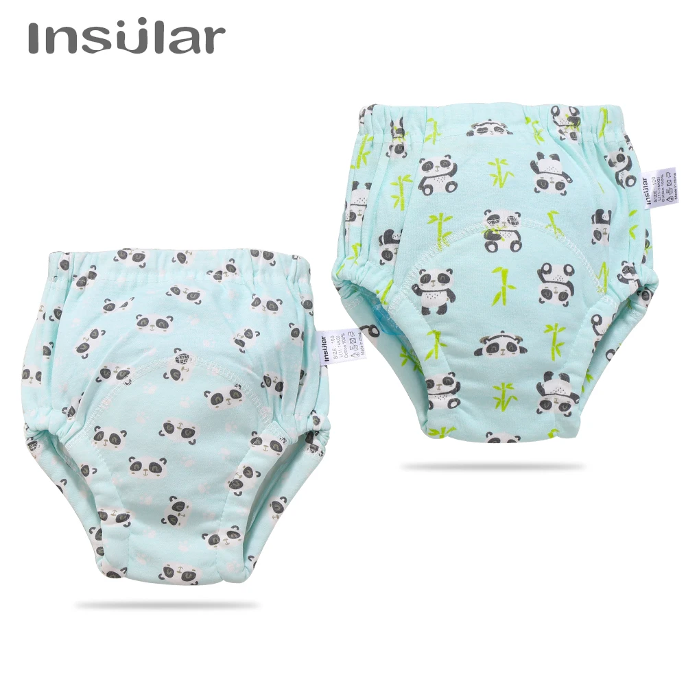 

Insular Bamboo Baby Infant Toddler Waterproof Training Pants Cotton Changing Nappy Cloth Diaper Panties Reusable Washable Crotch