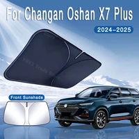 Para Changan Oshan X7 Plus 2024 2025 1 visera de coche parabrisas delantero parasol aislamiento térmico refrigeración de verano accesorios para automóviles