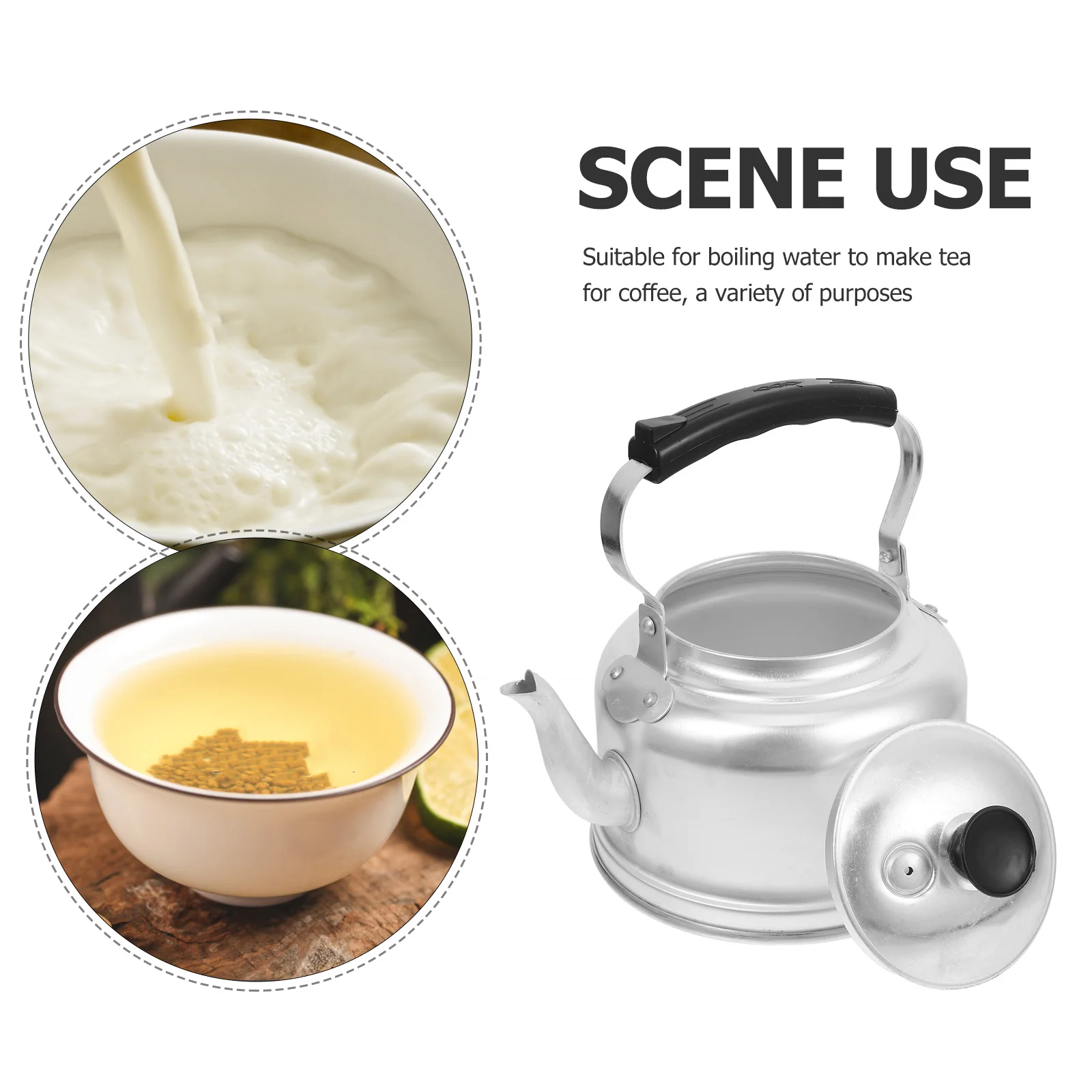 

Алюминиевый чайник, плита, износостойкий водонагреватель, практичный кухонный чайник, долговечный чайник для плиты