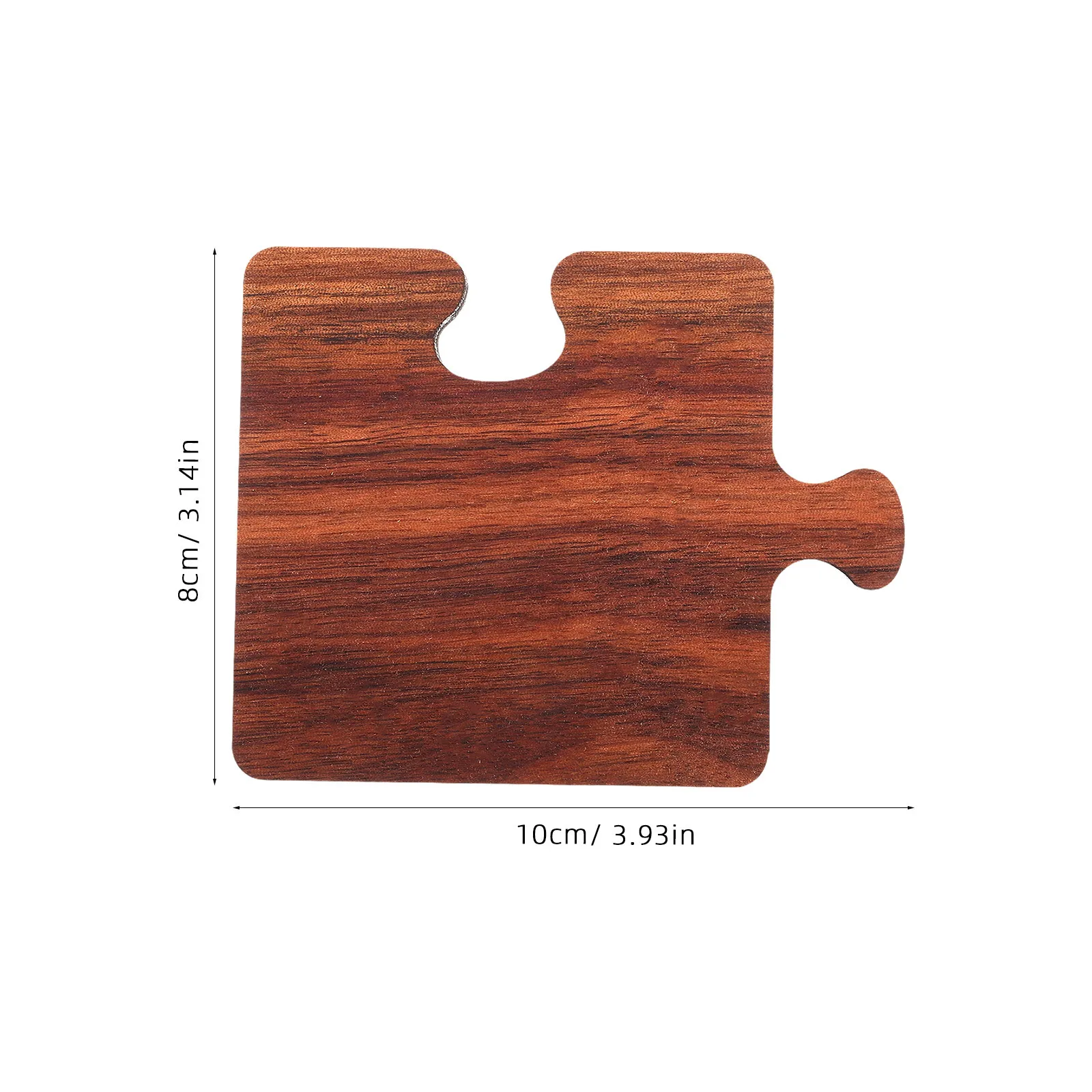 4 قطعة قواعد أكواب الشاي الخشبية معزولة مقاومة للحرارة الملمس الطبيعي تصميم بسيط ديكور مهرجان الملحقات #4