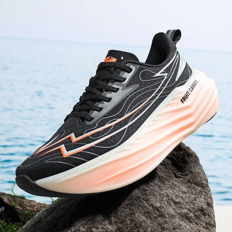 

Мужские кроссовки, дышащая пара, роскошная обувь для бега на открытом воздухе, амортизирующие нескользящие кроссовки, гоночные кроссовки, сетчатая обувь для бездорожья