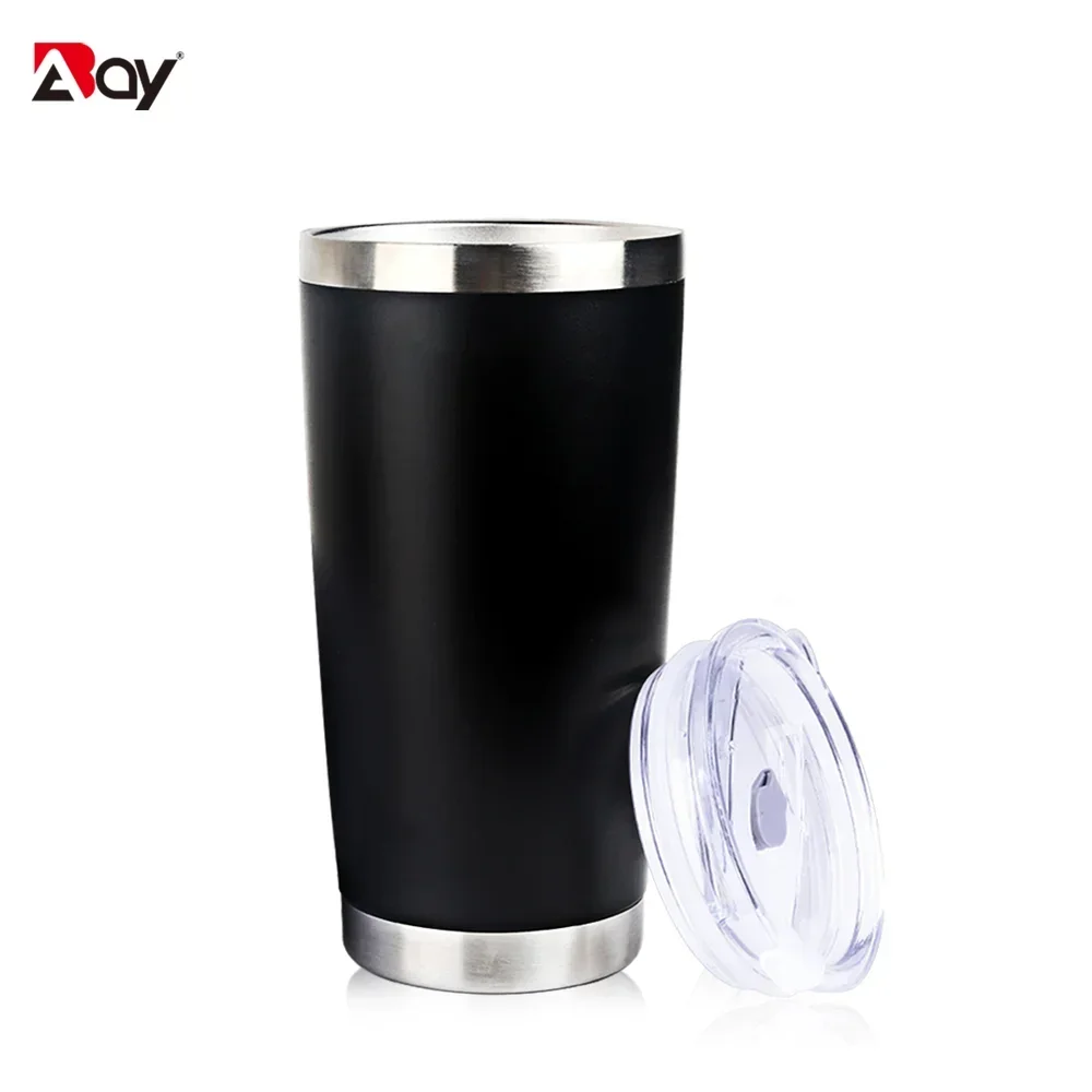 Insulated Beer Mug Thermal Coffee Cup with Lid Vacuum Thermos Insulated Vacuum Tumbler Stainles Steel Water Bottle Travle Drinks