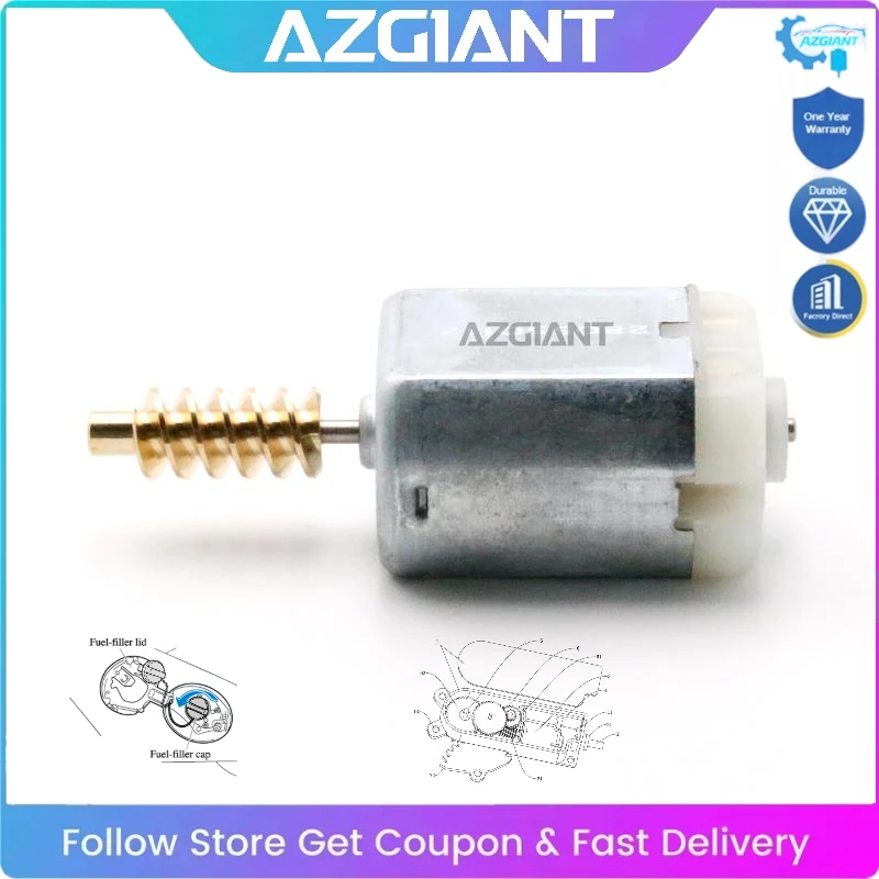 

AZGIANT Car Fuel Filter Flap Lock Assembly Inner Motor for 2009-2015 Honda Insight DC 12V High Quality Ultra Durable