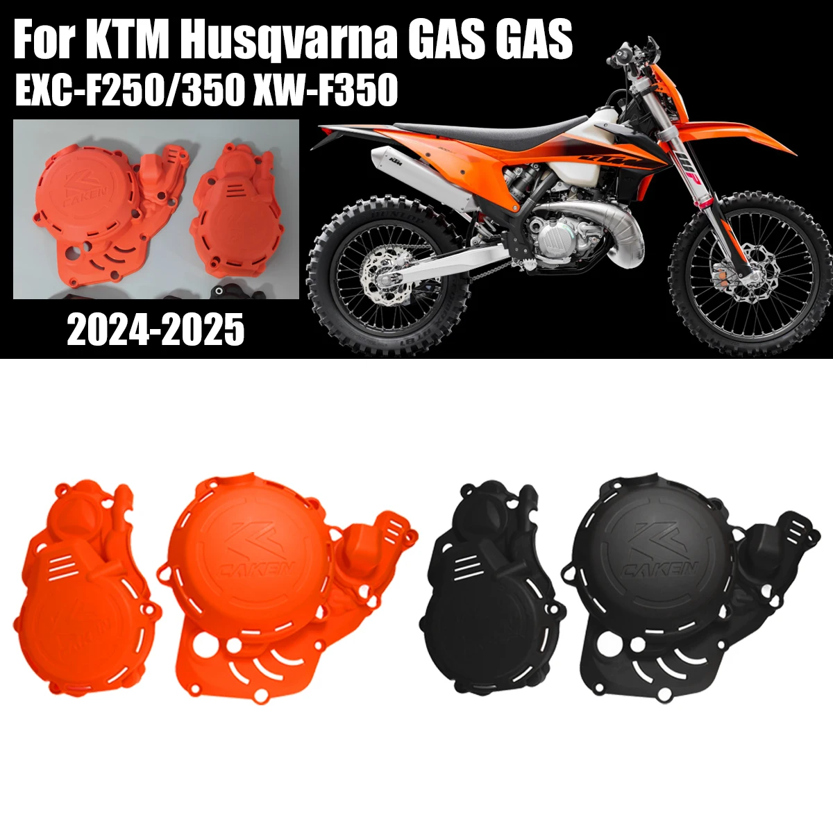 

For KTM 2024 2025 EXC-F250/350 XW-F350 For Husqvarna FE250/350 For GASGAS EC250F EC350F Clutch Protector Lgnition Guard Cover