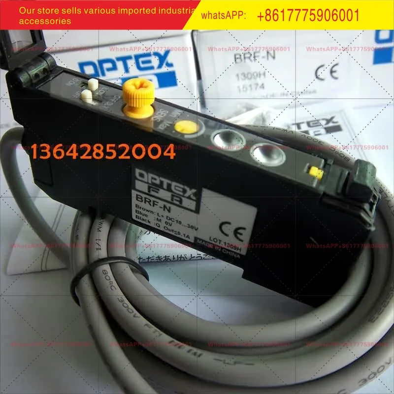 

New OPTEX NPN Fiber Optic Amplifier BRF-N Printer Electric Eye Controller