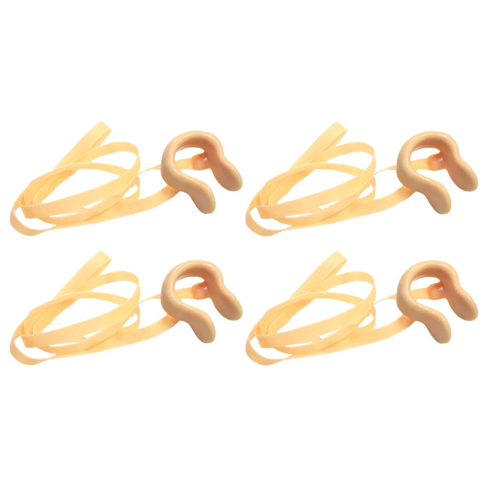 

4pcs Anti-fall Nose Clip for Swimming Diving Gear Adults -resistant Latex Sturdy