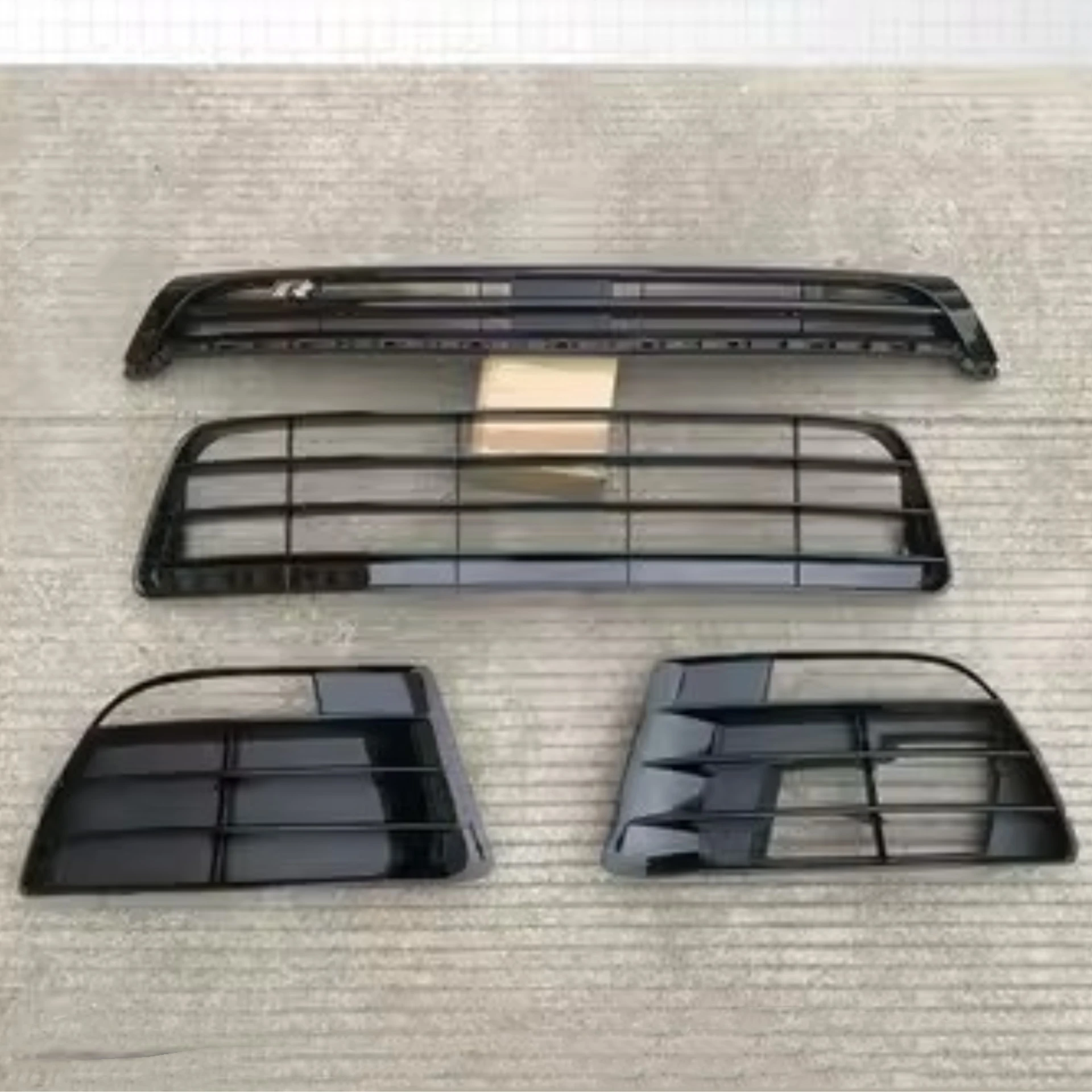 

Комплект кузова, рамка противотуманной фары, бампер, решетка для Volkswagen vw Scirocco 2009-2014 R, верхняя решетка, автоаксессуары