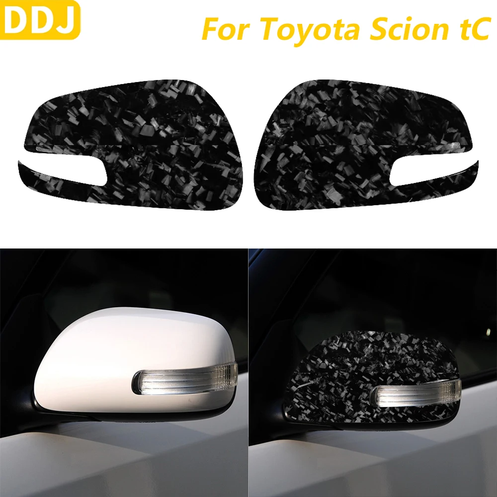 For Toyota Scion tC AGT20 2011-2016 Car Accessories Modification Forged Carbon Fiber Rearview Mirror Housing Protective Cover