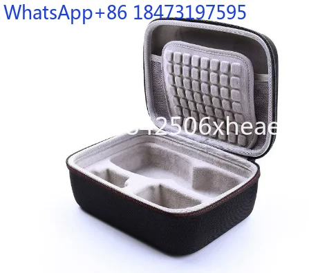 All-in-One EVA Storage Case with Foam Insert Hard Shell Zipper Closure Durable for Organizing Gear
