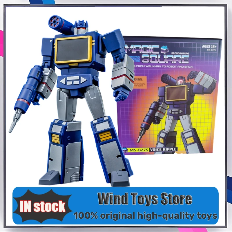 Op voorraad Soundwave-actiefiguren met doos, MS-Toys of MSB27s-transformatie, MS-B27S verzamelgeschenken