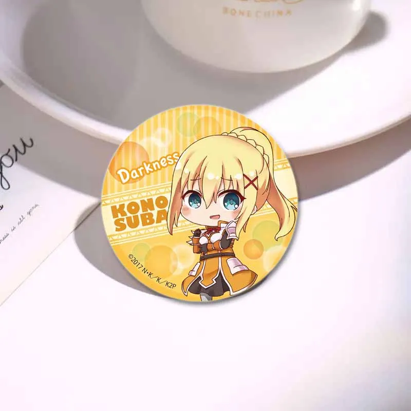Konosuba God\'s Blessing on This Wonderful World! Pins Jewelry Accessories Cartoon Badge for Clothes Backpack Decoration Gifts