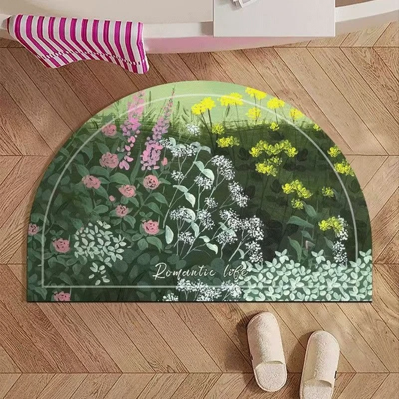 Bathroom absorbent diatom mud toilet  doormat toilet toilet floor mat toilet carpet