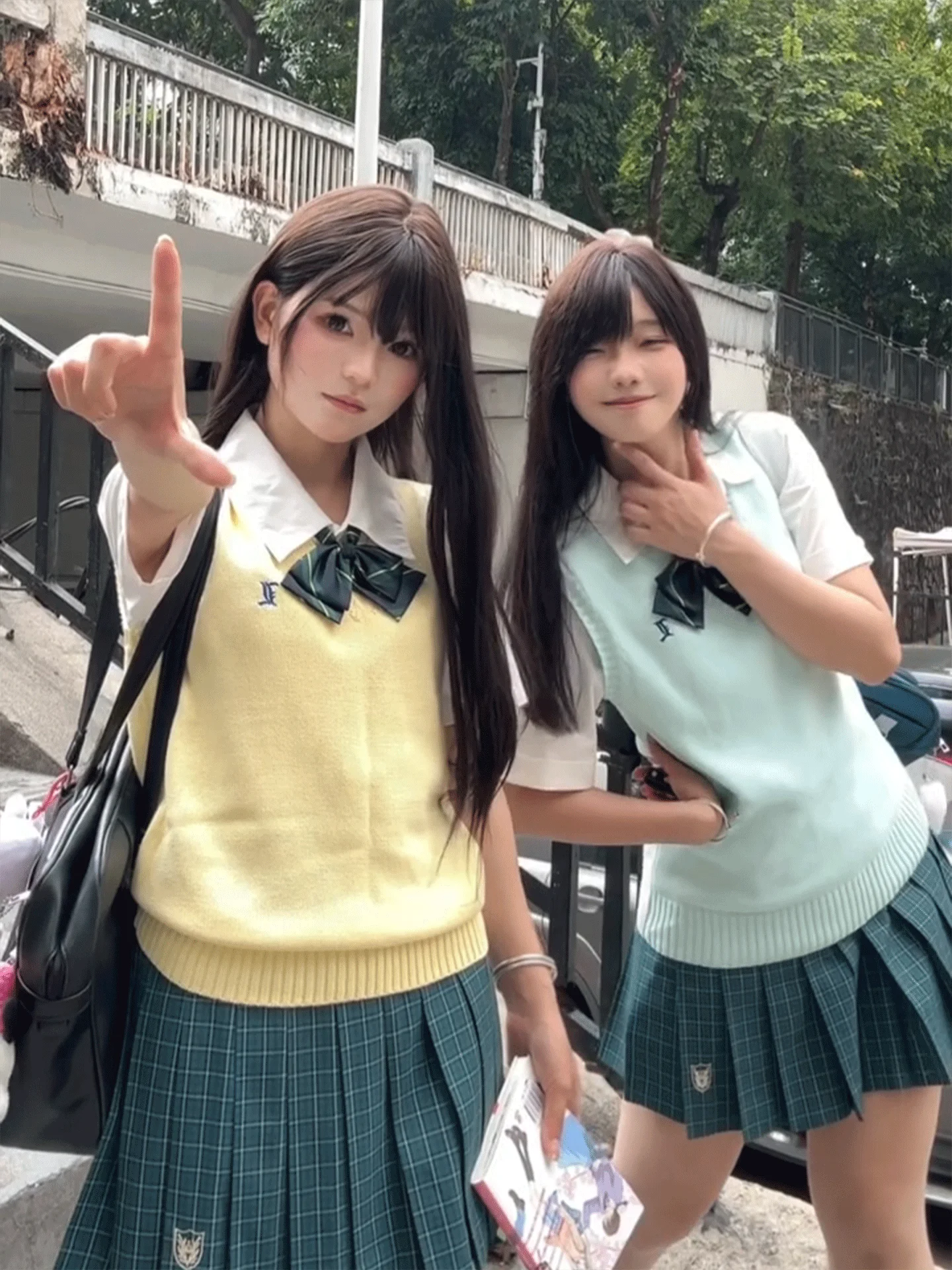 

Оригинальный школьный жилет JK со вкусом вишневого молока, топ, женский базовый комплект с вышивкой, многослойная одежда, вязаный свитер