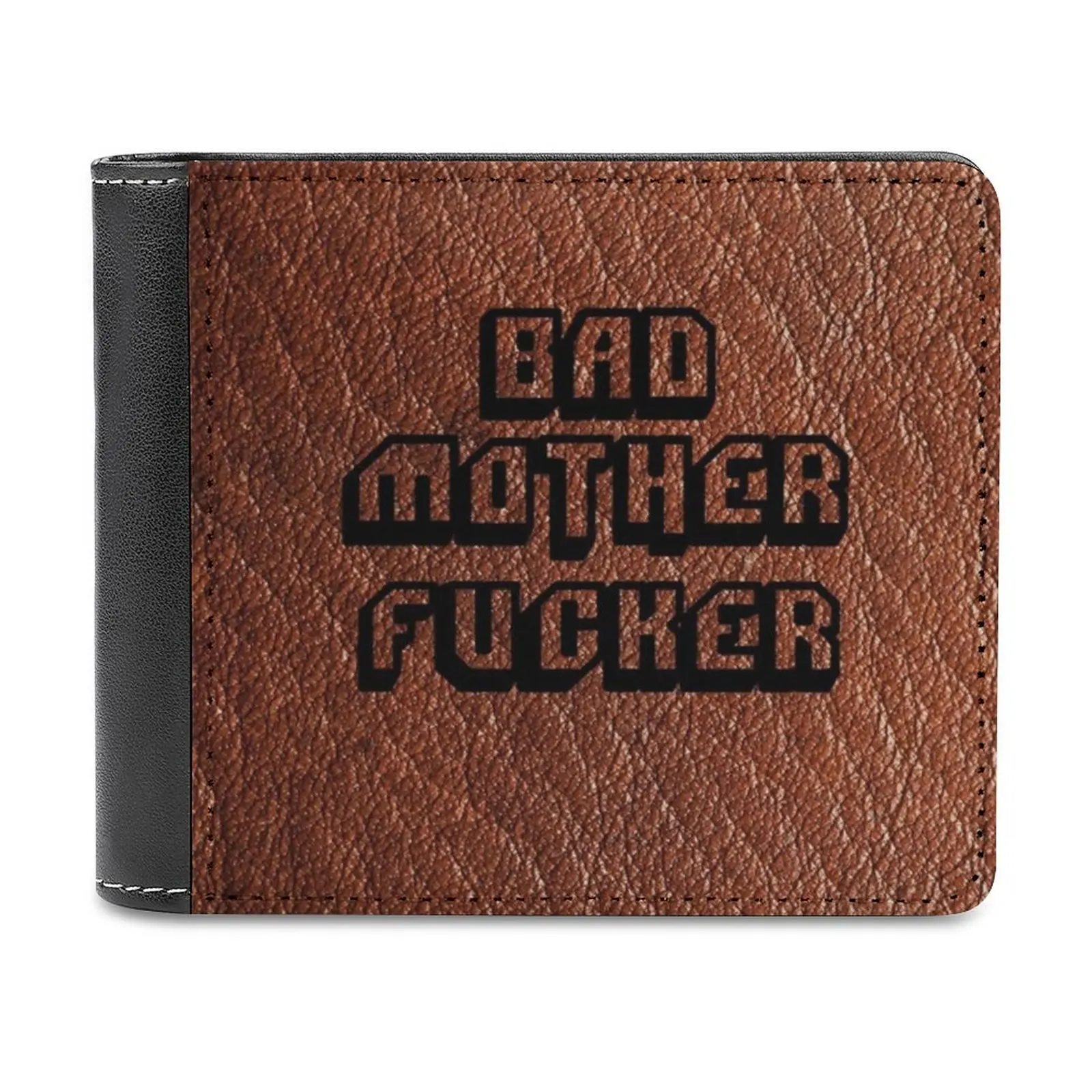 Bad Leather-Pulp Fiction portafoglio da uomo portamonete in pelle porta carte di credito portafoglio corto Pulp Fiction quintino Tarantino Tarantino