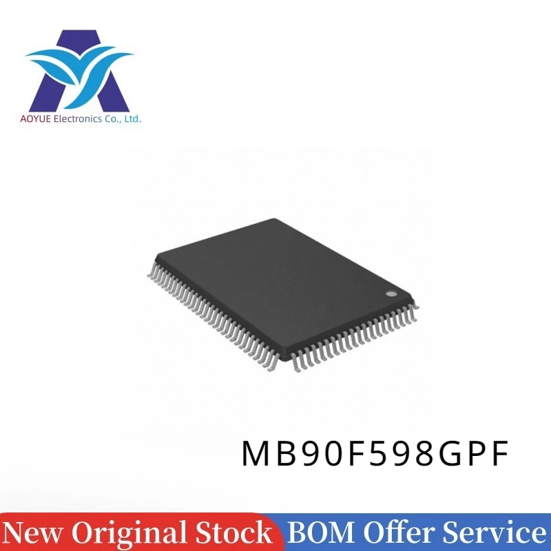 

MB90F598GPF MB90F598GPFR-GSE1 Marking: MB90F598G F2MC CISC 128KB Flash 3.3V/5V 100Pin PQFP 16Bit microcontroller