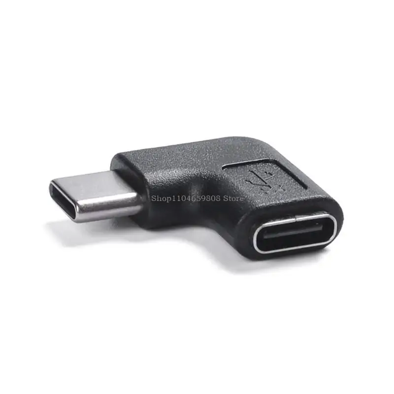 Type C 90 Degree Adapter 10Gbps Fast Speed Charging Coupler 5A Current Support