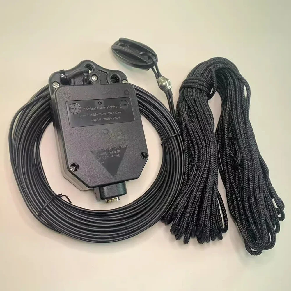 Portable End-Fed HF Antenna (4-Band) Easy Setup – No Tuner Needed JYR4010-150W